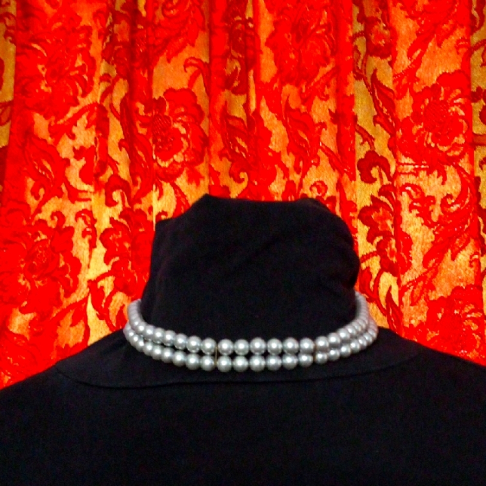925 Sterling Elegant Pearl Necklace